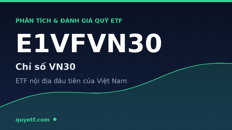 Phân tích quỹ ETF E1VFVN30 DCVFMVN30 theo chỉ số VN30