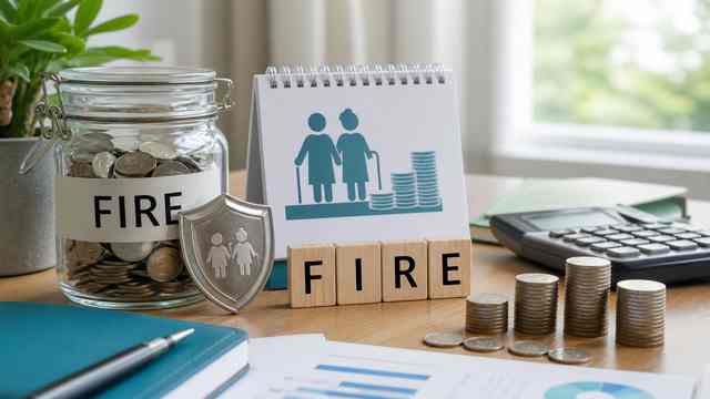 Quỹ hưu trí FIRE được bảo vệ cùng lịch kế hoạch và tiền tiết kiệm